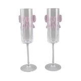 Champagne Glass Cocktails Glassware with Reinforced Stems for Weddings Engagements Bridal Shower V1294-YM0901-250407HL02-1