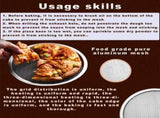 Mini Pizza Screen 6 Pack Aluminum Seamless Baking Pan with Holes for Crispy Oven Crust, Commercial V1189-LC-RY-00035