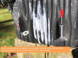 Fake Owl Decoys to Scare Birds Away, Rotating Head Sculptures, Nature Enemy Scarecrow Plastic V1258-DP02-C-331