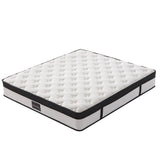KINGSTON SLUMBER RelaxMax 31cm Queen Mattress, Medium, Euro Top, 5-Zone, Pocket Spring, Knitted V219-BEDMATKSST4A