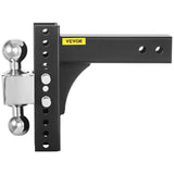 VEVOR Adjustable Trailer Hitch, 8" Rise & Drop Hitch Ball Mount 2" Receiver 14,000 LBS Rating, 2 and V952-TZT2INCH8INCHT3ALV0