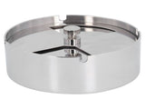 Ashtray Outdoor Thickened Stainless Steel Windproof Rotating Cover Design Finely Polished Ashtray V1294-YM0901-3117210133611
