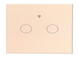 Type 86 2Way Smart Switch Touch Voice Household CapacitorFree Backlit Switch for Zigbee Tuya V1294-YM0901-3113210139213