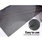 Gardeon Gutter Guard Aluminium Mesh 60M 100x20cm Black ALUM-MESH-0730-BK-COM-60