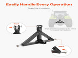 3 Point Hitch Receiver with 2 in Receiver, 3pt Quick Hitch Attachment, 3,000 lbs Capacity, Heavy V952-SJXJSQDKDHBP6MZEX001V0