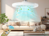 E27 Ceiling Fan with Lights, Remote Control, Dimmable LED Lighting, Quiet High-Performance Motor, V1369-AZ3-W-23700