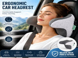 Ergonomic Car Neck Pillow Memory Foam Headrest Cushion Adjustable Strap Breathable Neck V888-ELOSUNG54415