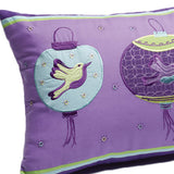 Jiggle & Giggle Butterfly Lantern Filled Oblong Cushion 30 cm x 50 cm V442-PIL-CUSHION-BUTTERFLYLANTERN-PURPLE-OB