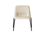 Levede Stackable Dining Chairs Kitchen Beige CH1093-4-BG