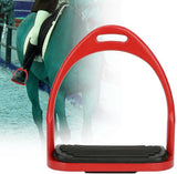 Premium Safety Stirrup Die Cast Aluminum Flexible Stirrup, 1 PairsNon Slip Rubber Pad Horse Riding V1192-AZ-W-2871