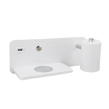 LED Wall Light USB Interface Wireless Charging LED Wall Lamp for Living Room Bedroom 85265V White V1294-YM3119220151211-0421