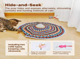 Cat Toy Interactive Spinning Cat Toy Butterfly Attachment Cat Toy Feather V1107-139-04572