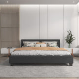 Milano Sienna Luxury Bed with Headboard - Charcoal No.35 - Single ABM-10002031