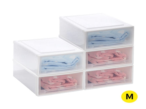 Large Storage Box Stackable Containers M 5PK Medium SO1015-M-5PK
