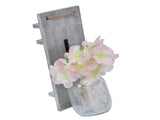 Wall Jar Decor Retro Style Glass Bottle Lamp Silk Flower Decoration for Home Door V1294-YM0523-3115220012911