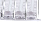 Self Pushing Drink Holder 6 Rows Adjustable Width Spring Loaded Easy Slide Large Capacity 15in V1294-YM0901-3118230216512
