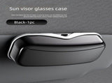Car Travel Three-Piece Set Push-Open Eyeglass Case, Universal Storage Case, and Secure V1106-QCZYBYJH002