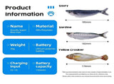 Interactive Electric Cat Toy Fish Set 3 Realistic Mini Simulation Fish with Motion-Activated V1341-ZY-DQ7V9CEA-MULTICOLOR