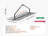 24 in Aquatic Weed Rake, 8.7 in Double Sided Lake Weed Rake, Pond Weeds Cutter with 30ft Rope, Tie V952-SCPSSKPX30FTNC6UBV0