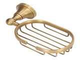 Wall Soap Dish Bottom Hollow Design Retro Style Keeping Tidy Decorative Practical Copper Stainless V1294-YM0626-3112220088411