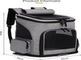 Luxury Dog & Cat Trolley For Small Dog or Cat Dog Backpack Dog Buggy Cat Travel Carrier V1189-WXFBOL-19-1