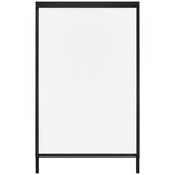 A Frame Sidewalk Sign, 61x91cm Heavy Duty Slide-in Signboard Holder, Double-Sided Folding Sandwich V952-XHBZA2436INCHM1FCV0