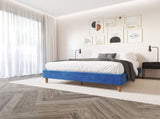 Velvet Blue Bed Frame Queen V264-BFS-206F-BLU-QU-1