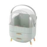 Transparent Flip-top Cosmetic Storage Box Dustproof, Waterproof, Multi-layer Drawer Organizer, V1232-HZSNX003