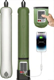 Inflatable Solar Camping Lantern, 23.6in LED Camping Light Tube USB Rechargeable Tent Light, V1107-132-83551