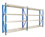 2 Bay Garage Storage Steel Rack Shelving 3.0m 800kg 2XLS-150