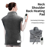 Neck Heating Cape Smart Temperature Control, Warmth in an Instant.GREY V1232-PJDRT001