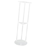 Side Table Modern Stable 3 Tier Round Acrylic Drink Table for Living Room Bedroom Bedside V1294-YM0901-3116240027011