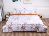 Bianco Marble Copper Luxe Quilt / Doona / Duvet Cover set V745-AQ08098S3
