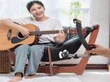 Portable Classical Guitar Footrest with Ergonomic Design for Comfortable Leg Support and Improved V1192-AZ-W-21076