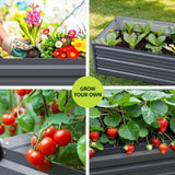 Green Fingers Garden Bed 80X60X30cm Planter Box GARDEN-AG-8060