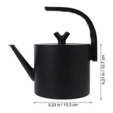 Stainless Steel Kettle Stovetop Whistling Black Heatproof Handle Simple Design for Home and V1192-AZ-W-27666