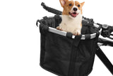 Portable Foldable Breathable Dog Bike Basket Puppy Bike Seat Suitable For Camping V1263-JX-7526