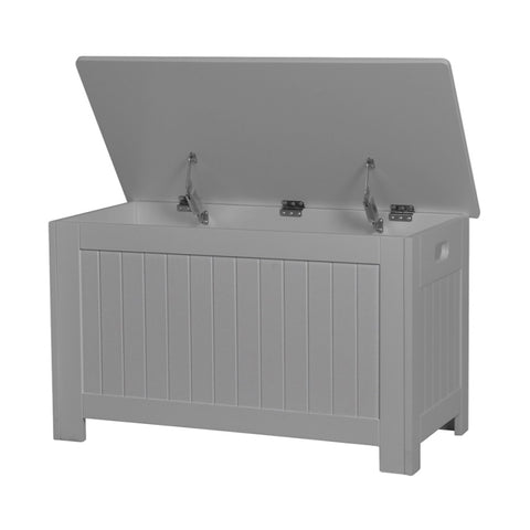 Levede Kids Toy Box Storage Chest Cabinet Grey TB1008-GY