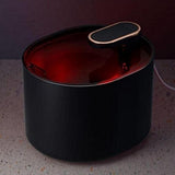 Pet Water Fountain Cat Dog Automatic Electric Drinking Dispenser with Red Light Indicator Black V1263-JX-6893