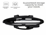 Black Men's Laptop Bag - Large Capacity Multi-Compartment Shoulder and Hand Carry Computer Bag for V888-ELOSUNG57017-3