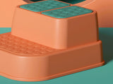 Toilet Step Stool Plastic Non Slip Heavy Duty Rollover Prevention Tool for Baby Children Yellow 1 V1294-YM0524-3116220005711