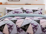 Stripe Madeira Dahlia Quilt / Doona / Duvet Cover set V745-AQ080764E3
