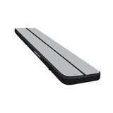 Powertrain Airtrack 20cm Thick 4m x 1m Inflatable Gymnastics Tumbling Mat Air Track - Black IFM-0401-GYBK