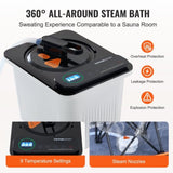 VEVOR Portable Steam Sauna Tent Full Size 2000W Personal Sauna Blanket W/ Chair,880 x 880 x 1780 mm V952-ZQBXSSNQCCS1TM5YTV3