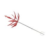 Garden Wind Spinner Iron Waterproof Dancing Wind Sculpture Red Outdoor Decoration for Patio V1294-YM0901-3111230161611