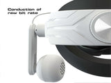 Type A Wired Earphones for Meta Quest 2/3 VR Headset Accessories 3.5mm Headphone with Stretchable V1263-JX-3092