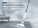 White Cordless Handheld Vacuum Cleaner with Extension Wand - Wireless Home, Car and Pet Hair Vacuum, V888-ELOSUNG53367