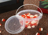 12 Pcs 10 oz Slime Containers with Lids,Clear Plastic Storage Containers,Empty Bucket with V1192-AZ-W-17921