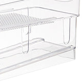 Double Layer Soda Can Organizer Automatic Rolling Transparent Beverage Can Storage Organizer for V1294-YM0626-3118220339411