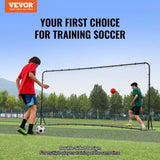 Soccer Rebounder Net, 12x6FT Iron Soccer Training Equipment, Sports Football Training Gift with V952-ZQHDWTZ126YCS0MY9V0